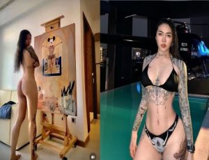 Sex Thủy Tạ bướm dâm người đầy hình xăm
