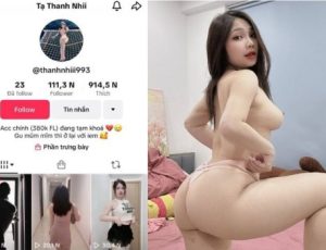 Clip sex tiktoker Tạ Thanh Nhi mông to thích doggy